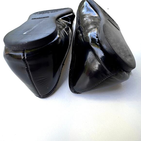 Coach Black Patent Ballet Flats Gold Buckle | Vintage Y2K | Quiet Luxury Preppy - Picture 16 of 16